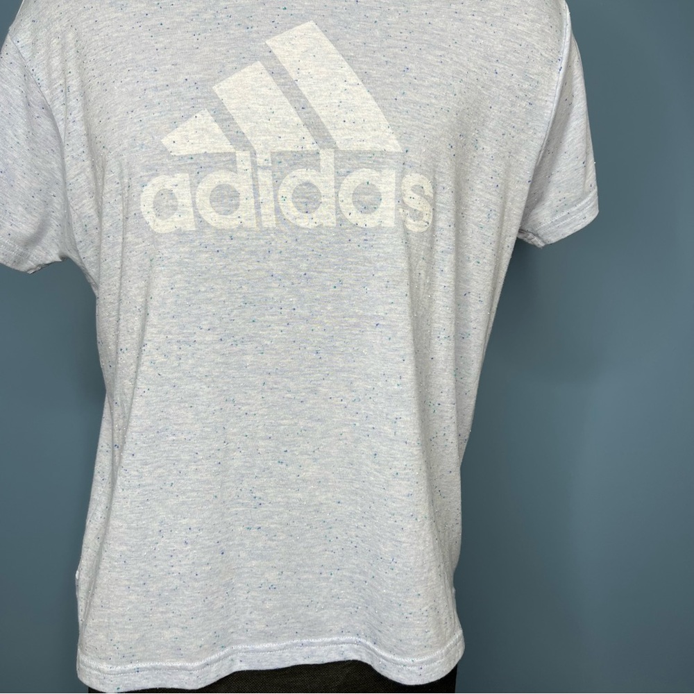 Women’s adidas Future Icons Winners 3.0 T-Shirt  Wonder Blue Melange Large - Picture 4 of 11